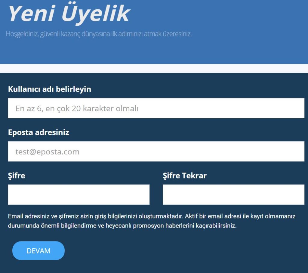 benjabet üyelik ücretli mi