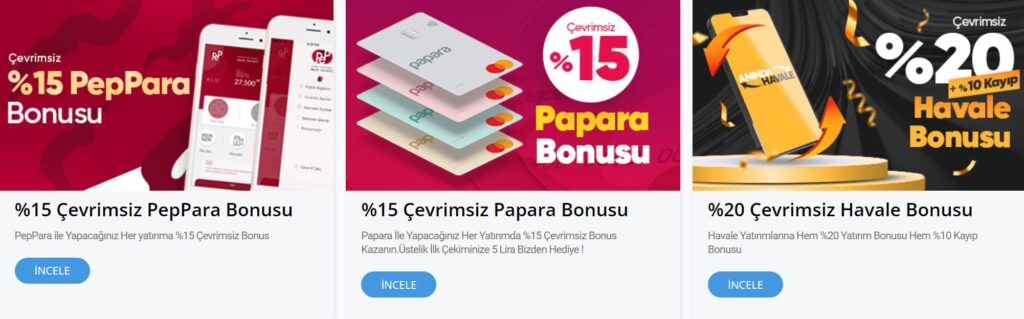 benjabet yatırım bonusları